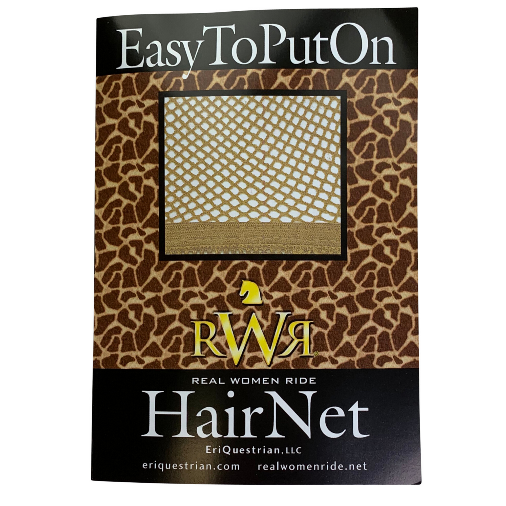 Real Women Ride No Knot Hair Net in Light Brown