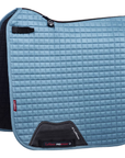 LeMieux Suede Dressage Pad in Ice Blue