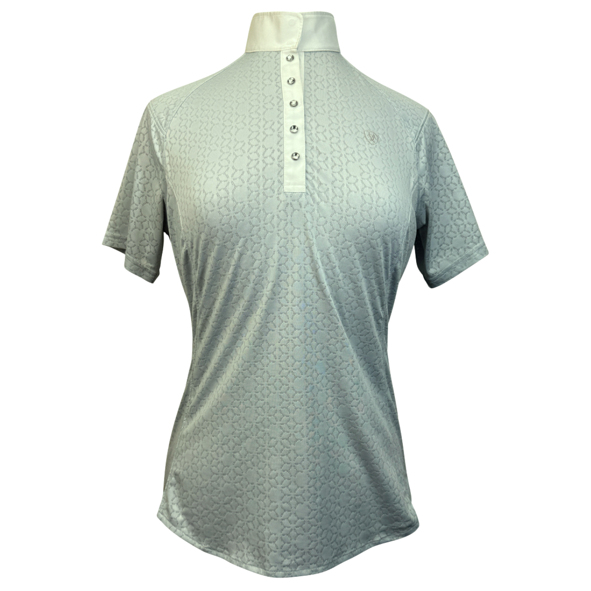Ariat Show Stopper Pro Series S/S Show Shirt in Pale Grey
