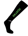 Foot Huggies "Made for Riders"  HUNTER Socks in Black/Green