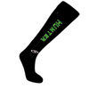 Foot Huggies "Made for Riders"  HUNTER Socks in Black/Green