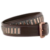 Equestrian Stockholm 'Contest' Belt in Winner Brown