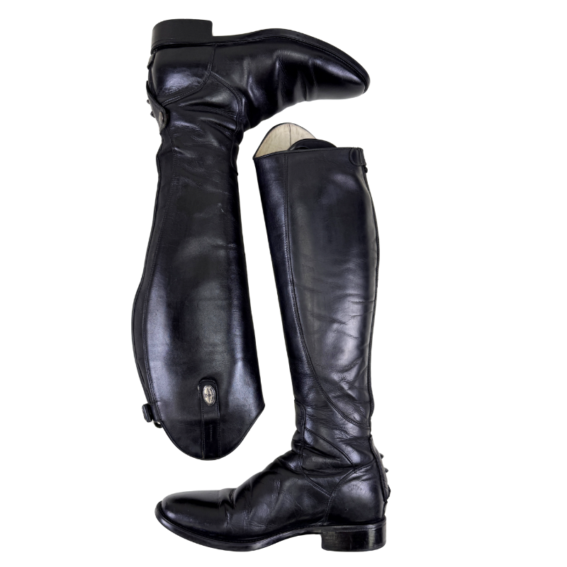 DeNiro Tricolore Amabile Smooth Dress Boots in Black