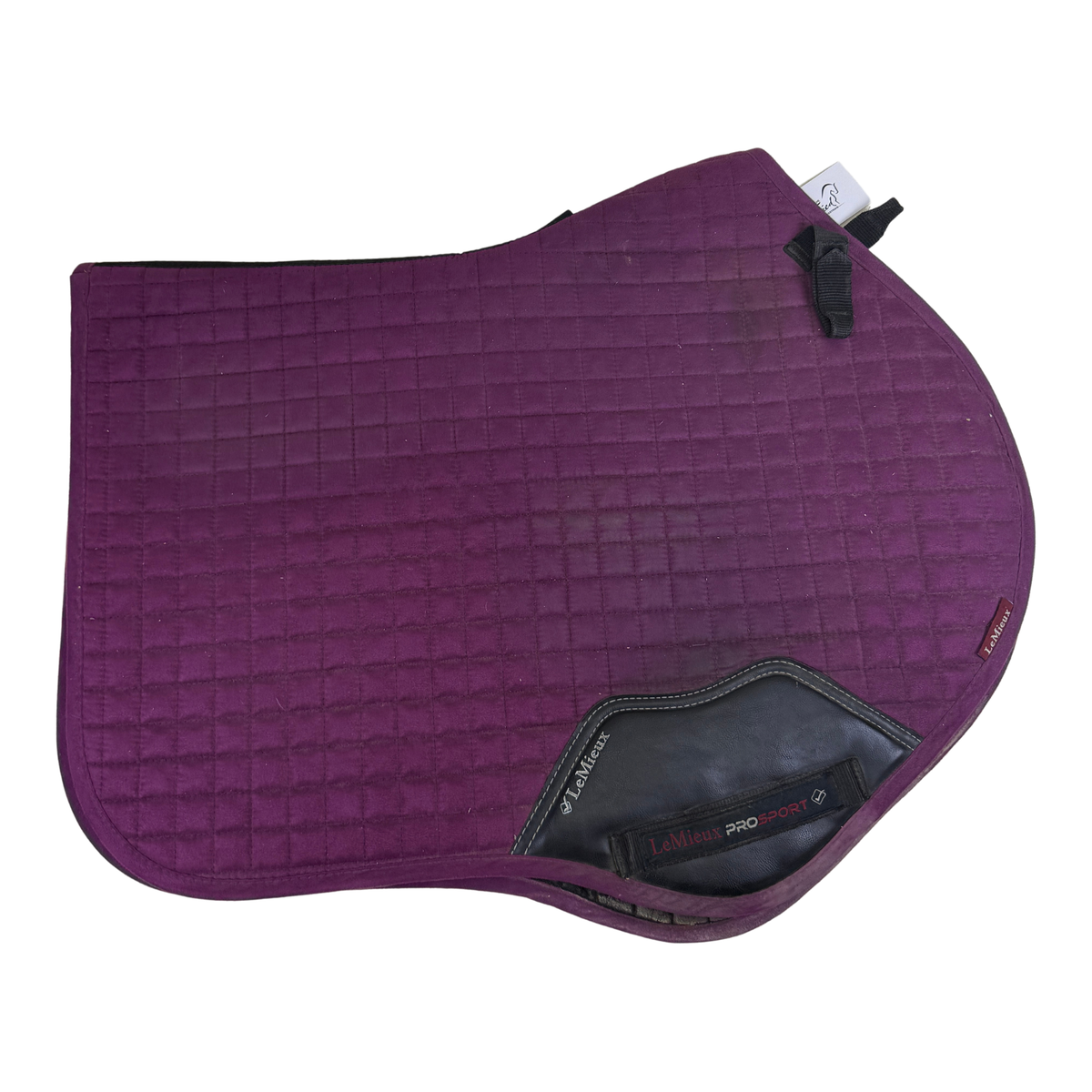 LeMieux Suede Close Contact Pad in Plum