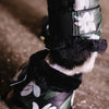 Dapplebay Co. 'Black Magnolia' Floral Brush Boots
