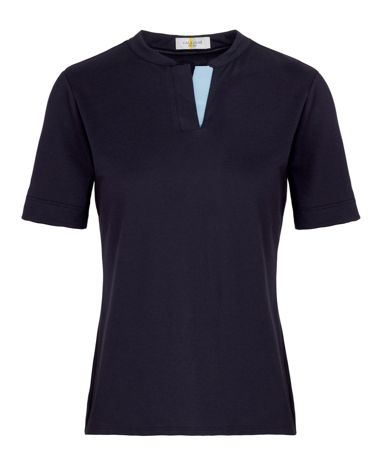 Callidae Short Sleeve Polo  in Navy 