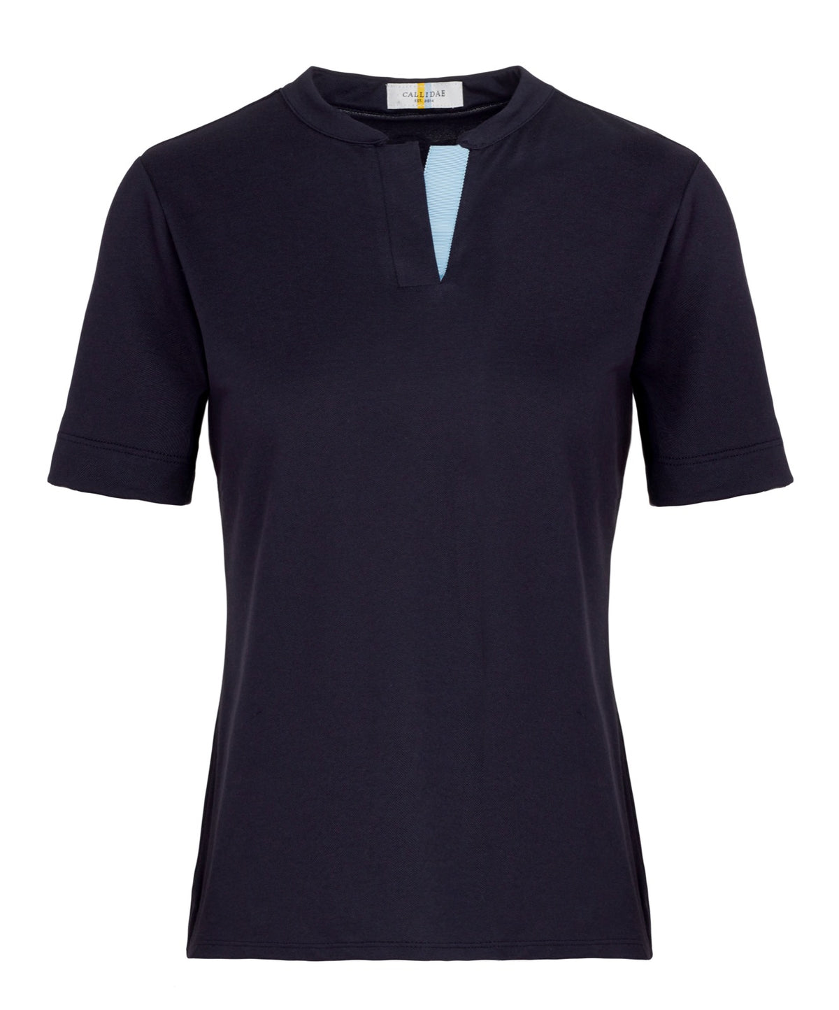 Callidae Short Sleeve Polo in Navy 
