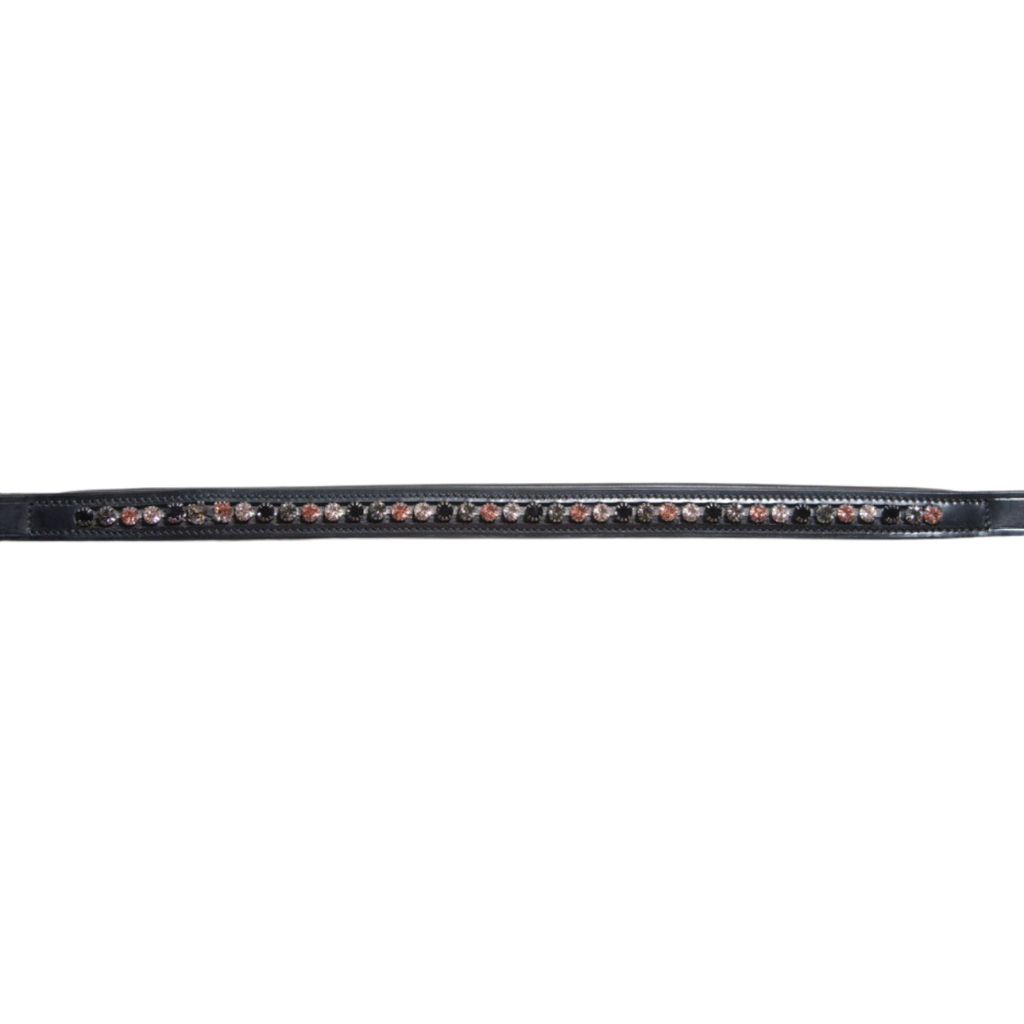 KL Select 'Twilight Horizon' Browband in Brown - Oversized