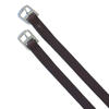 KL Select Half Hole Stirrup Leathers in Brown - 3/4"x54"