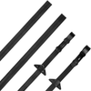 LeMieux Rubber Reins in Black