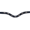 Red Barn by KL Select 'Cobalt & Copper' Curved Browband in Brown - Cob