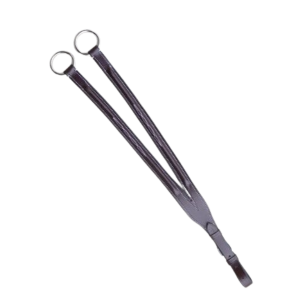 Red Barn by KL Select Running Martingale Attachment in Brown - Full