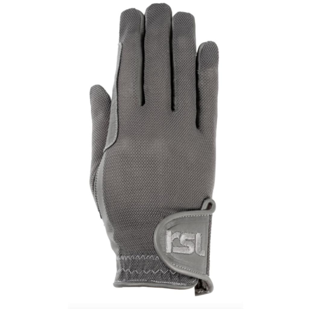 RSL by USG 'Santa Monica' Riding Gloves in Anthracite - 7.5
