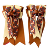 Ponytail Bows in Rusty Cream Fox