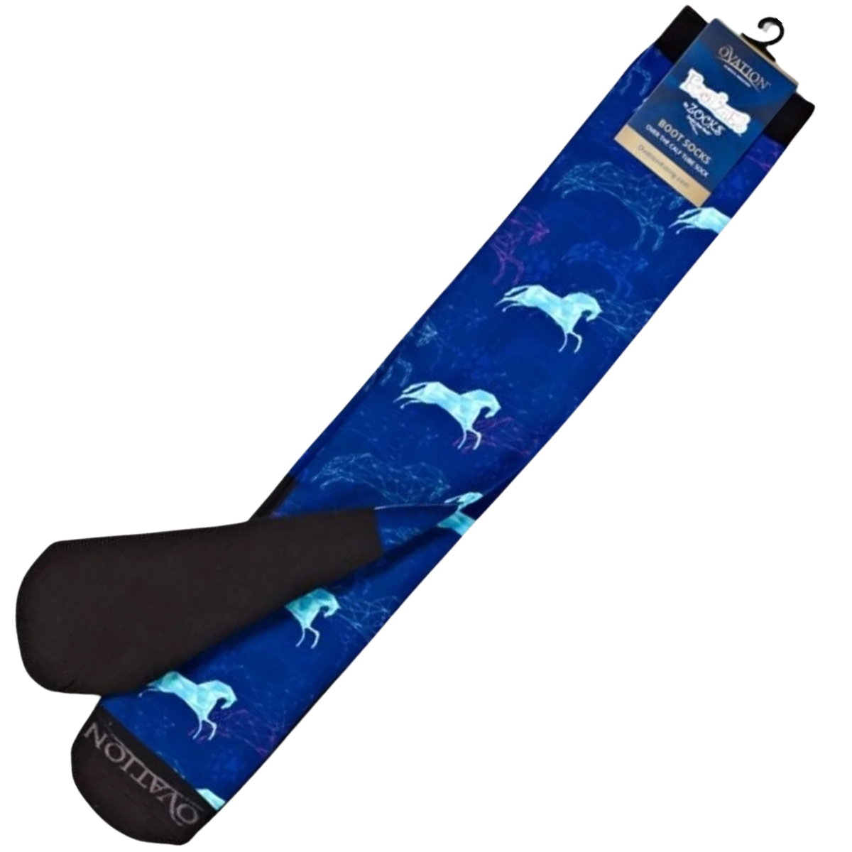 Ovation 'Footzees' Zocks in Sky Horses