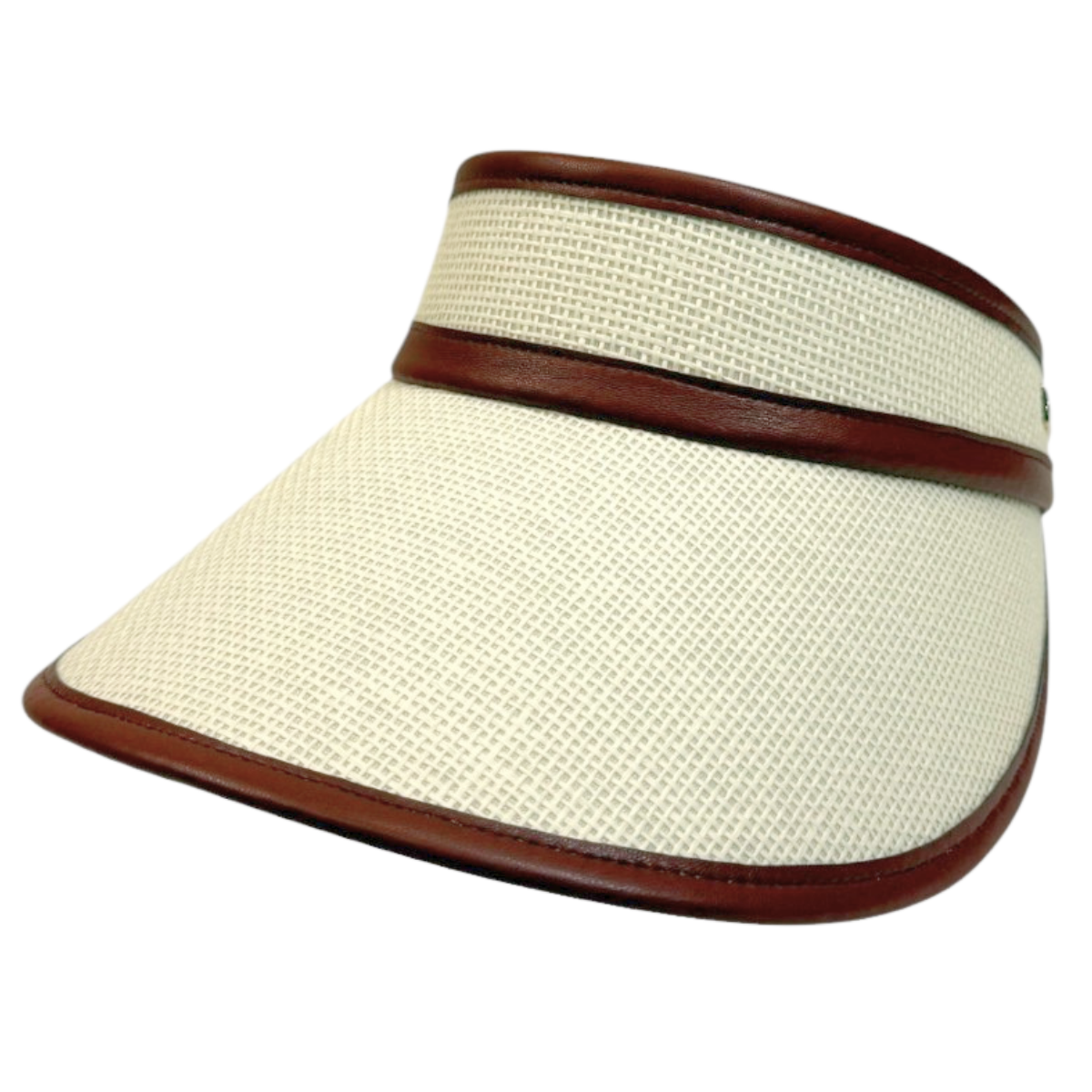 Dada Sport 'Sultane' Visor in Cream/Cognac