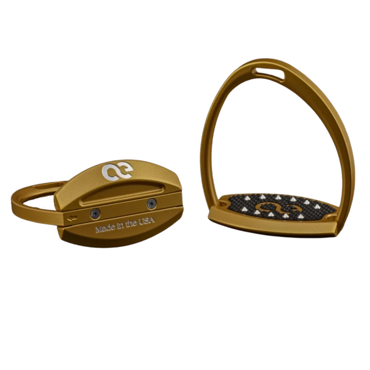 American Equus "Elite" English Apex Stirrups  in Illusion Gold - 4 3/4"
