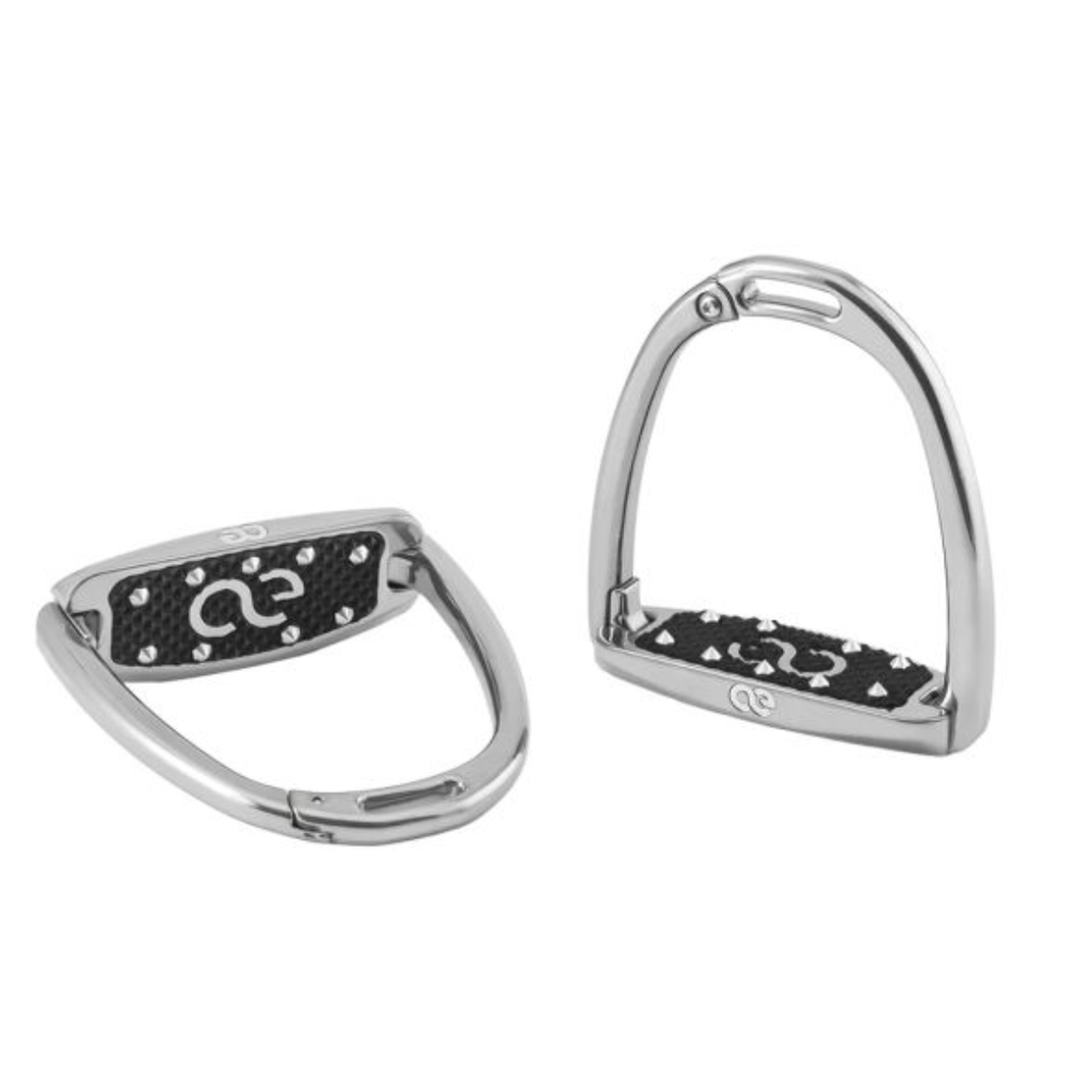 American Equus 'Fillis Escape' Stirrups in Chrome - 4 1/2"