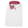 Essex Classics Talent Yarn Long Sleeve Show Shirt in White/Steer Me Right - Women's XS