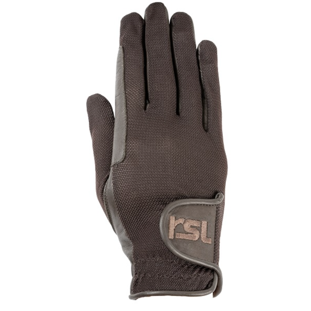 RSL by USG 'Santa Monica' Riding Gloves in Brown - 8