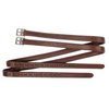 Arc de Triomphe Calfskin Stirrup Leathers in Cognac - 48"