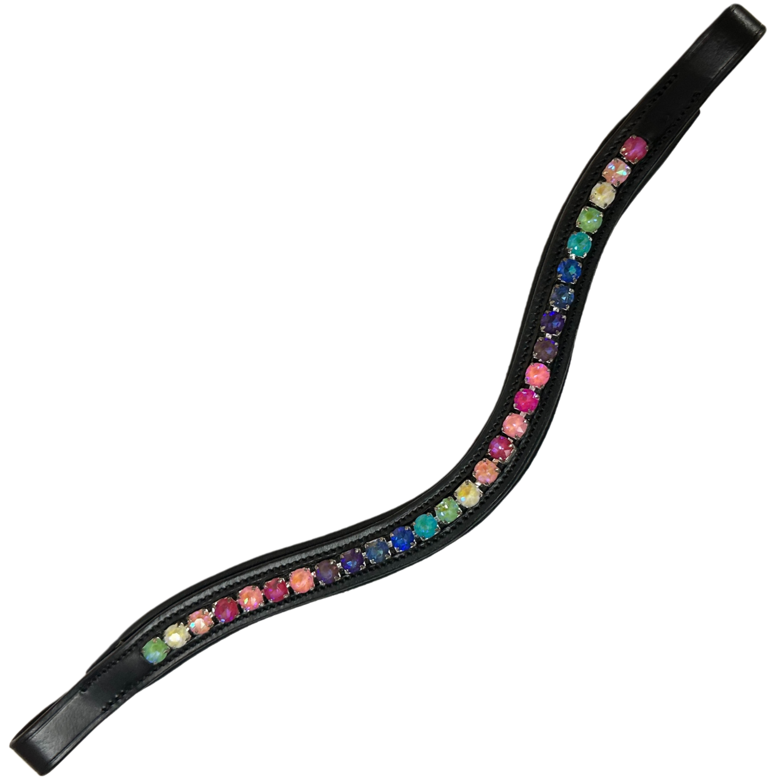 Black Oak 'Rainbow Sprinkles' Browband in Black