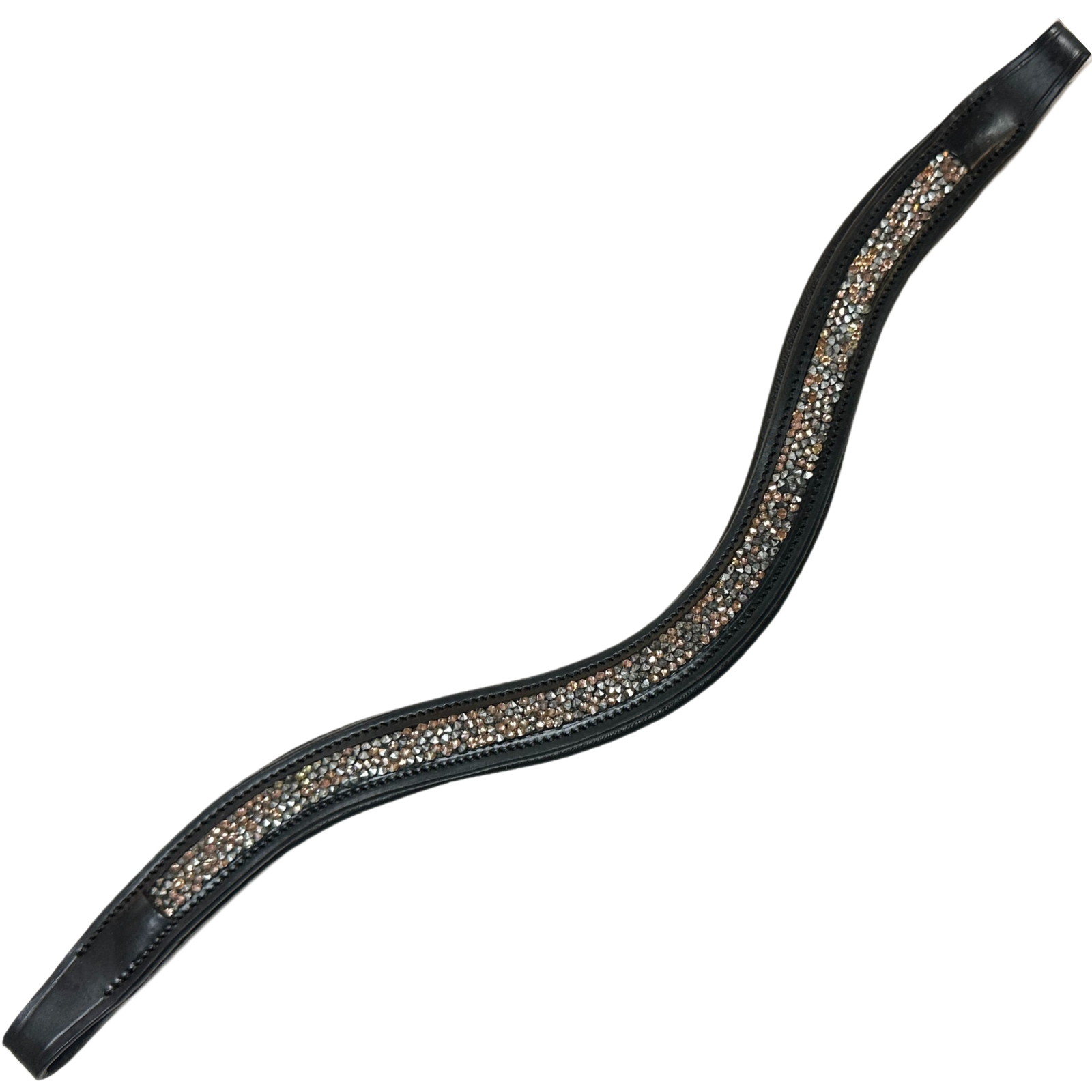 Black Oak 'Stormy Rose' Browband in Black