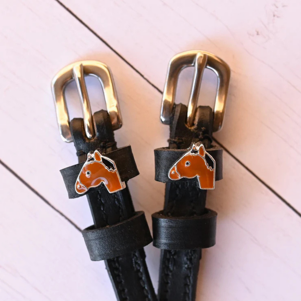 Mane Jane Spur Straps in Bay Horse 