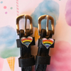 Mane Jane Spur Straps in Rainbow Hearts