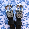 Mane Jane Spur Straps in Horse Shoe Clover