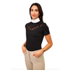 Equisite 'Evelyn' Shirt in Black - Women's XL