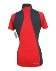 Ariat TEK Heat Series 1/4 Zip Shirt
 in Red/Navy - Women's Small