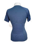 Ariat Aptos Vent Short Sleeve Show Shirt Pro Series  in Navy - Women's XS