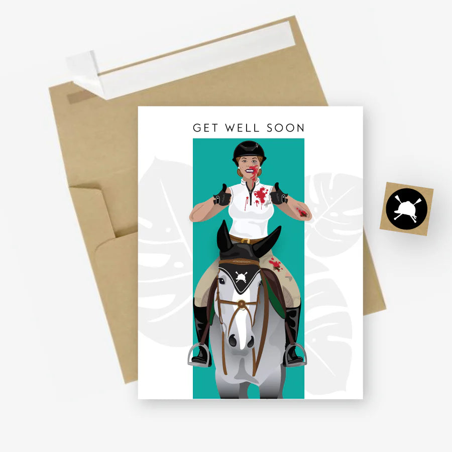 Hunt Seat Co. Get Well Soon Card
