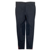 Riding Sport Piped Woven Breeches in Navy/Burgundy