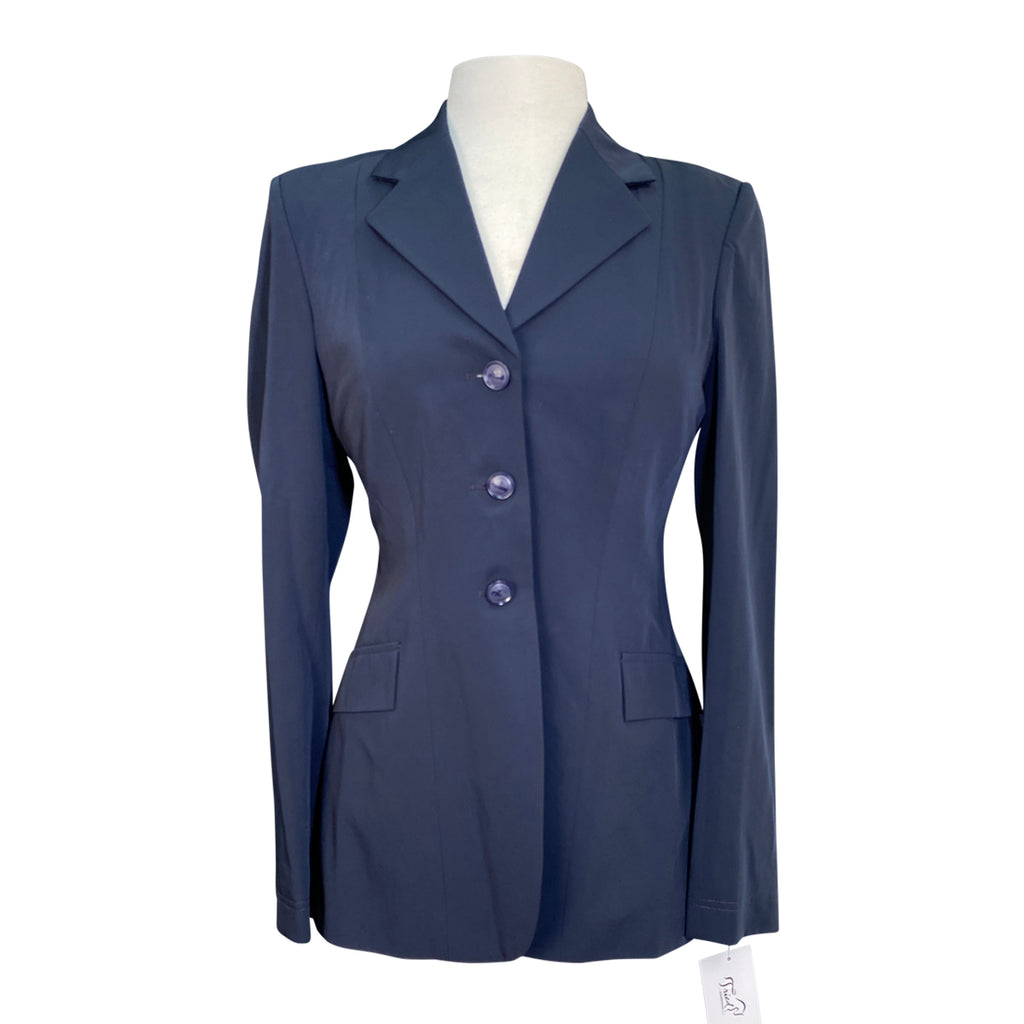 Grand Prix 'Classic' Jersey Show Coat in Navy
