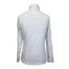 Dover Saddlery 'CoolBlast' Show Shirt Long Sleeve in White/Show Jumping