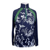 Kastel Long Sleeve 1/4 Zip in Navy Floral