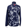 Kastel Long Sleeve 1/4 Zip in Navy Floral