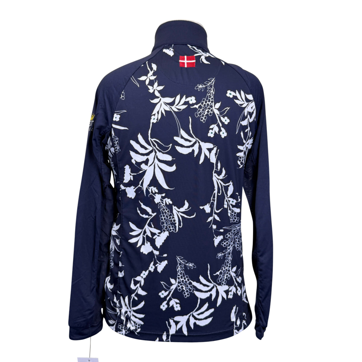 Kastel Long Sleeve 1/4 Zip in Navy Floral