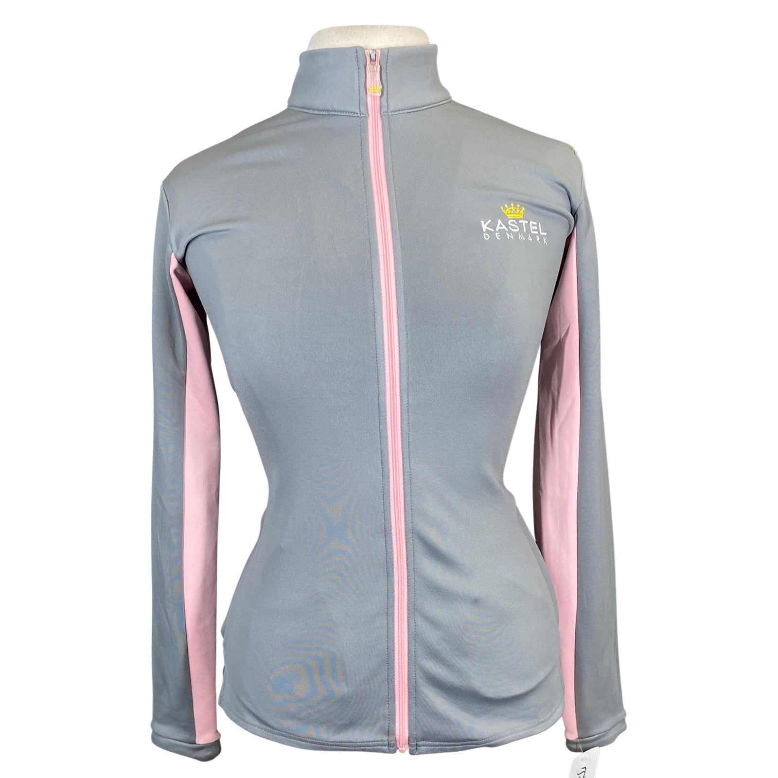 Kastel Denmark Training Jacket in Grey/Pink