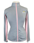 Kastel Denmark Training Jacket in Grey/Pink