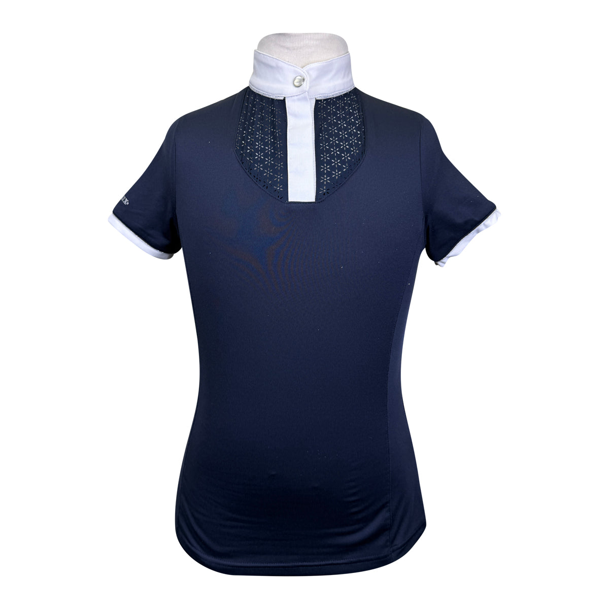 LeMieux 'Belle' Kids Competition Shirt in Navy