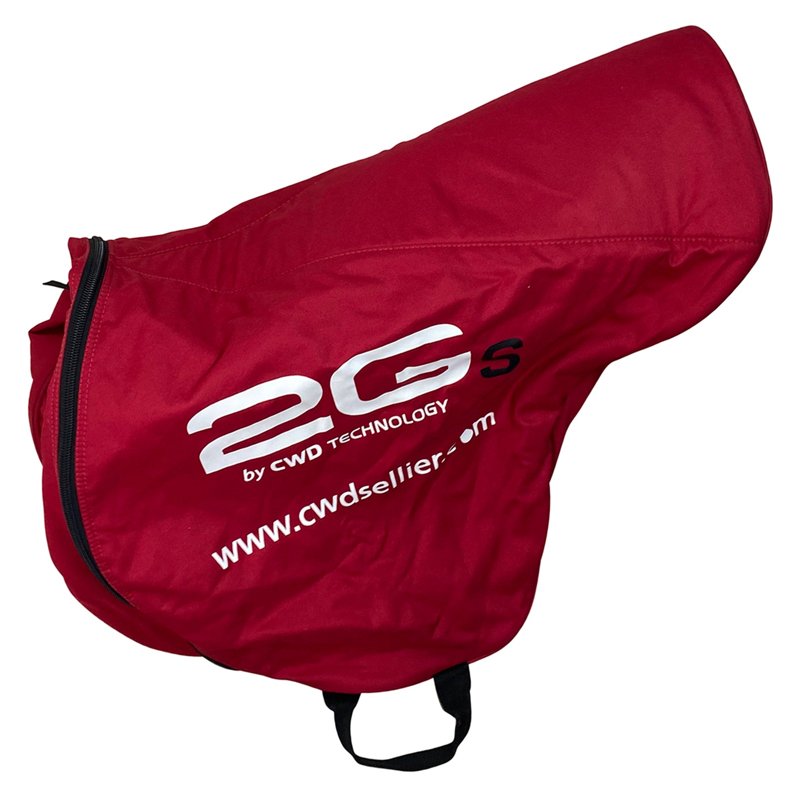 CWD 2Gs Padded Saddle Carrier in Red - One Size