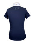 LeMieux 'Belle' Kids Competition Shirt in Navy