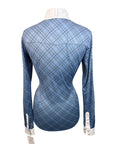 Romfh 'Schuyler' Show Shirt in White/Navy Plaid