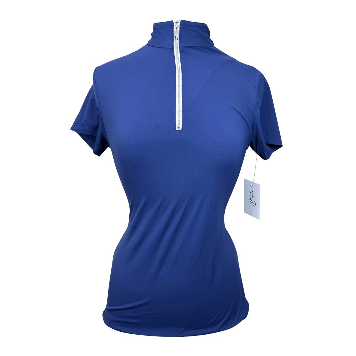 Tailored Sportsman 'Ice Fil' Short Sleeve Shirt in Royal Blue