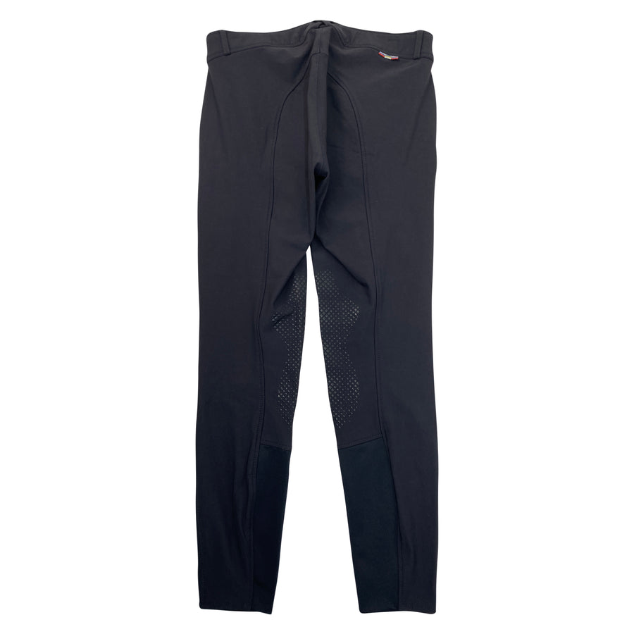 Horze 'Grand Prix' Silicone Knee Patch Breeches in Navy