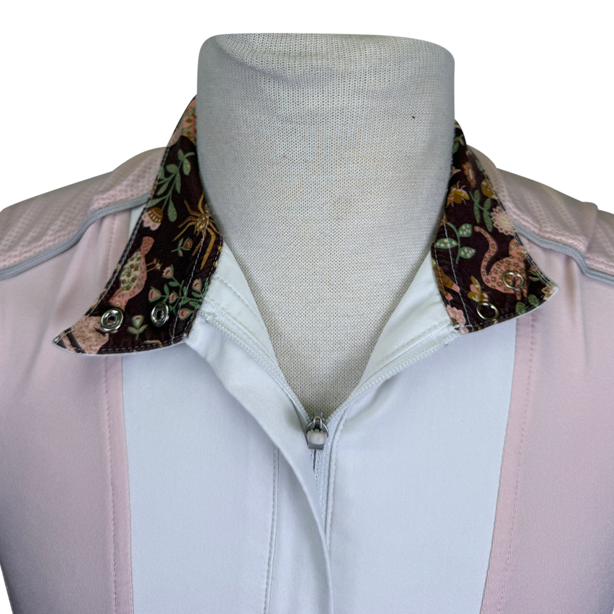 Chestnut Bay 'SkyCool Liberty' Show Shirt in Blush/ Maroon Animals