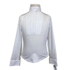 Chestnut Bay SkyCool 'Liberty' Youth Long Sleeve Show Shirt in White/Butterflies